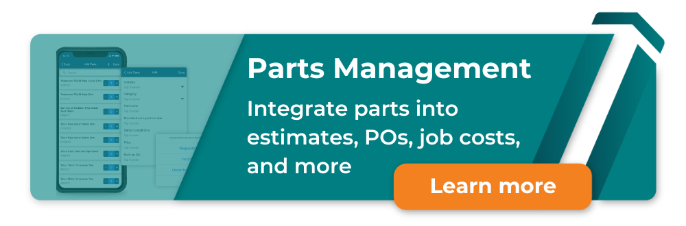 Explore parts management by Commusoft